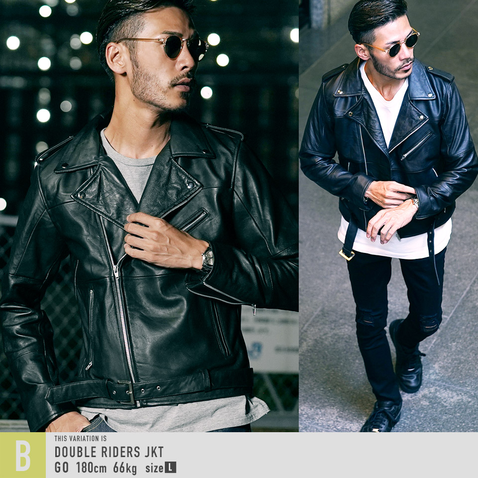 楽天市場】レザージャケット 革ジャン メンズ 本革 ライダース