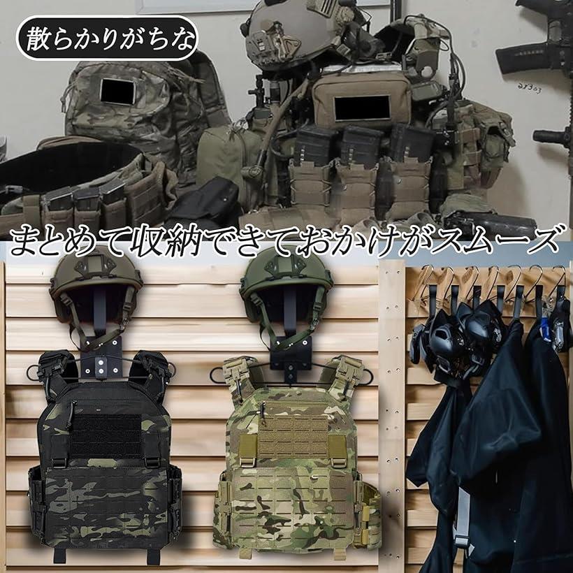 しゅ マルチカムプレートキャリア、マルチカムヘルメットセットアップ