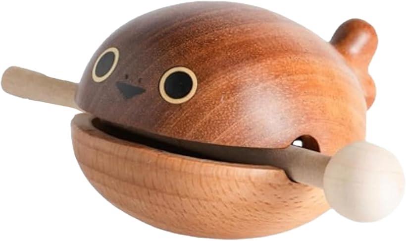 楽天市場】木魚 仏具 バチ セット ミニ 楽器 かわいい 木製 もくぎょ