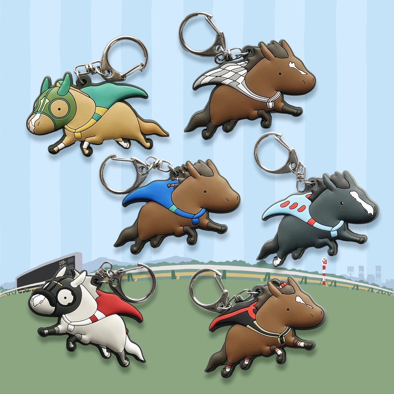 楽天市場】ドウデュース ぷっくりラバーキーホルダーjajaumant ラバー