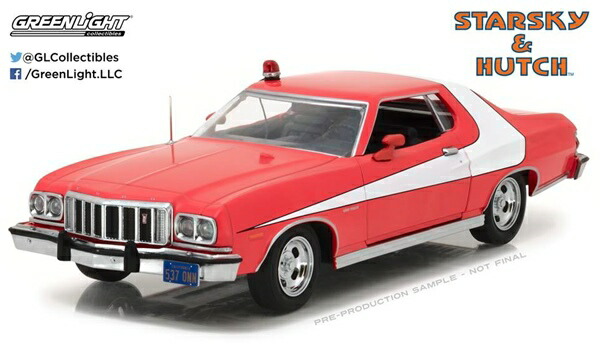 楽天市場】1/24 スタスキー&ハッチ フォード グラントリノ 赤【予約