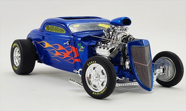 楽天市場】ミニカー 1/18 ホットロッド デュースクーペ ラットフィンク