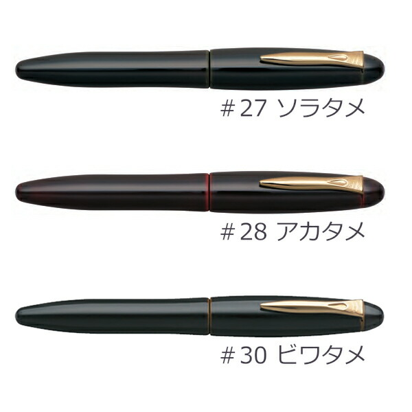 楽天市場】PLATINUM プラチナ萬年筆 出雲 溜塗り 万年筆 PIZ-55000 空