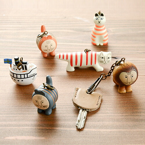 楽天市場】リサラーソン キーホルダー 6種類【猫 ライオン ネコ