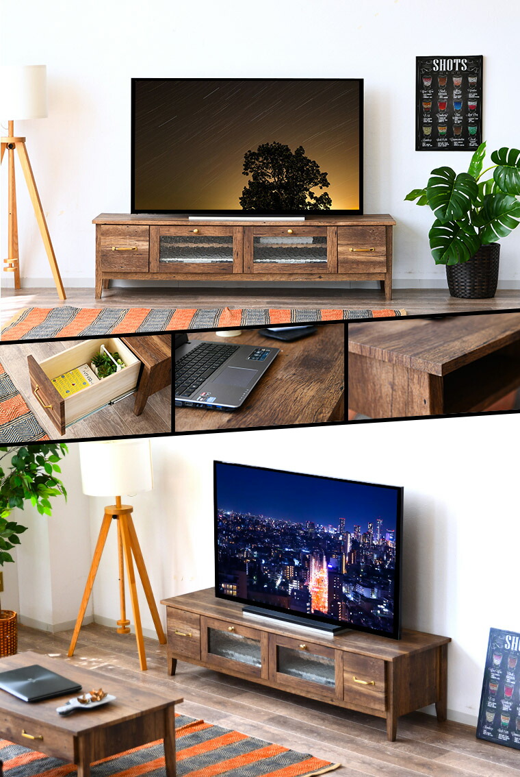 楽天市場】ヴィンテージ 西海岸 ローボード テレビ台 テレビボード