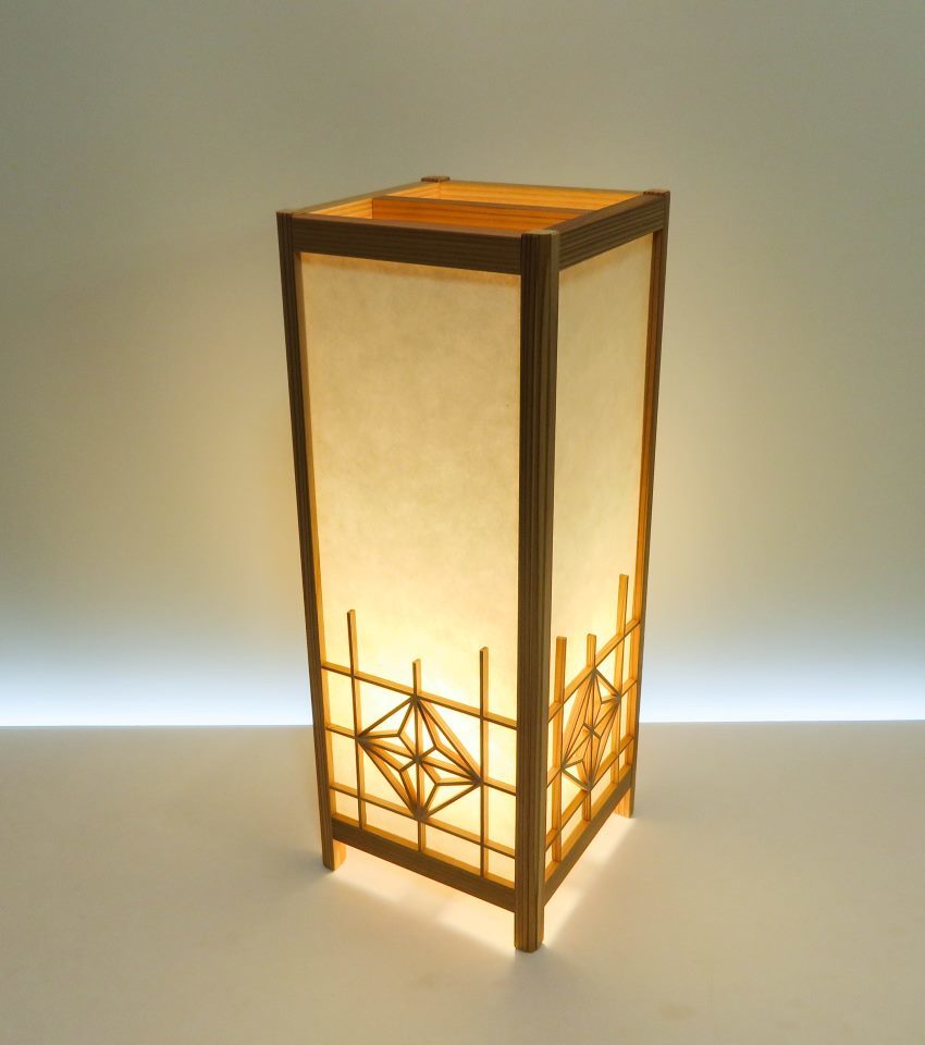 楽天市場】ADTP-1537 角行灯「匠」Lサイズ楮和紙無地（未晒し）/ 朝顔