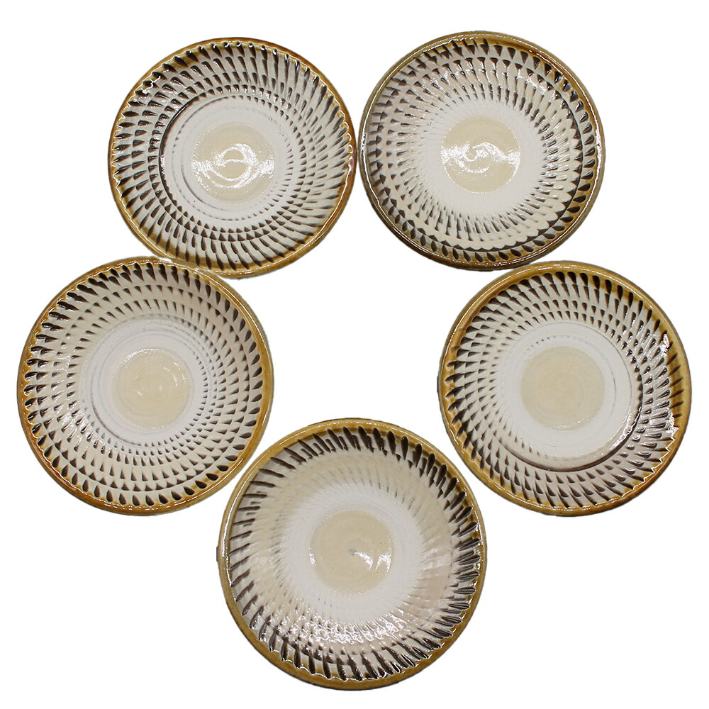 楽天市場】小鹿田焼 3寸 小皿（5枚セット）醤油皿 おんたやき 小鹿田