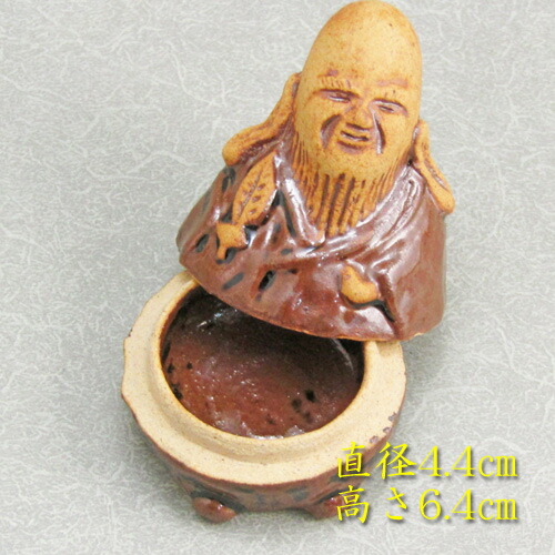 楽天市場】【茶道具】【香合】【送料無料】【中古】寿老人香合小峠丹山