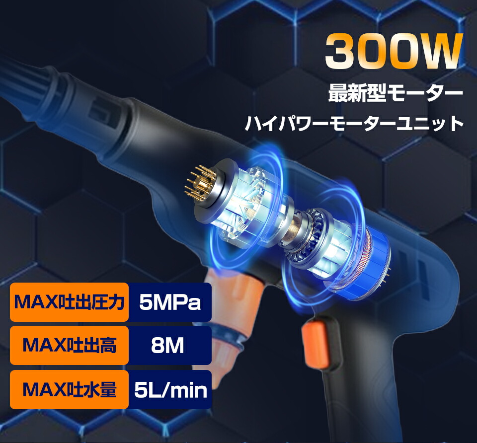 楽天市場】【☆最強翌日配送】高圧洗浄機 充電式 コードレス 20000mAh