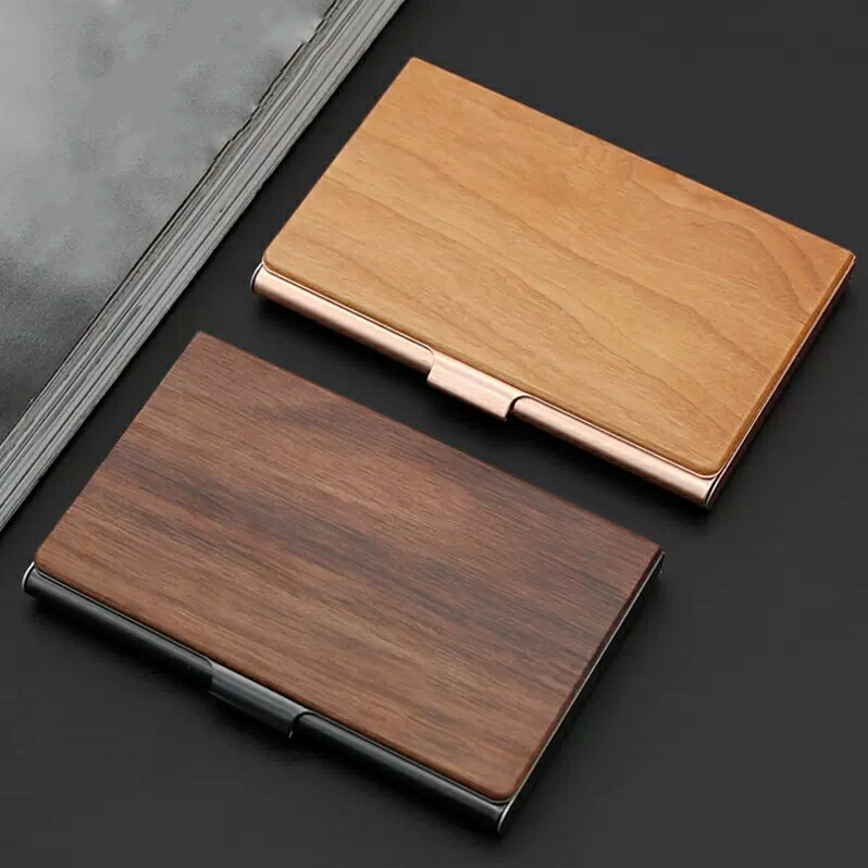 楽天市場】天然木 カードケース 名刺入れ カード入れ 名刺ホルダー