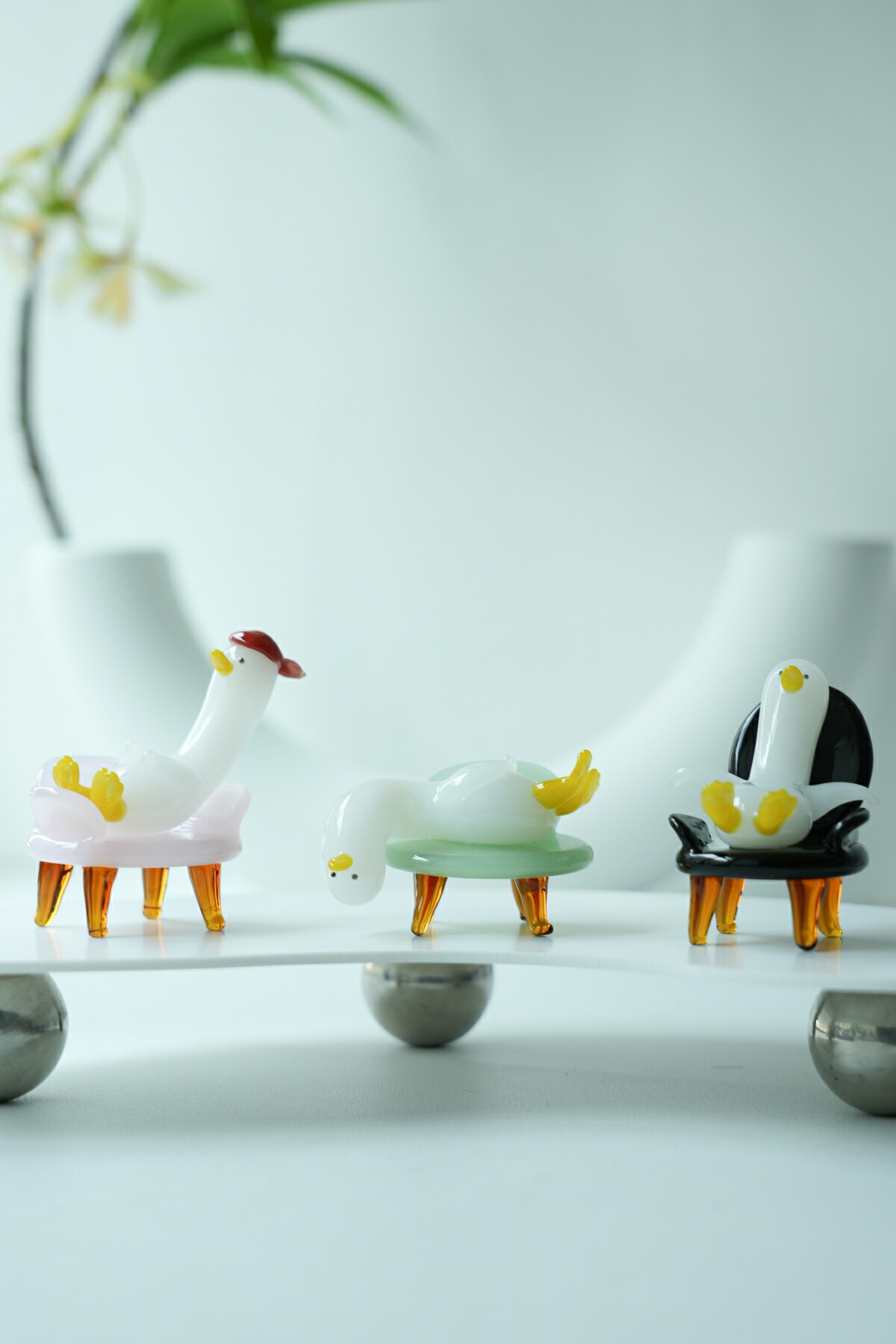 楽天市場】ガラス細工 仔鴨 こがも 鴨 かも こがも アヒルの子 雛鴨