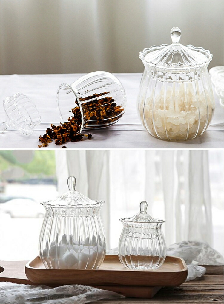 楽天市場】かわいい ガラス 小鉢 蓋付 砂糖入れ 調味料ポット 砂糖