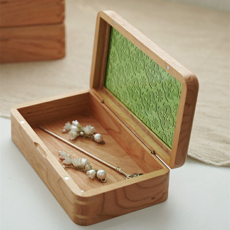 翡翠 水差し 四角形 木箱付き