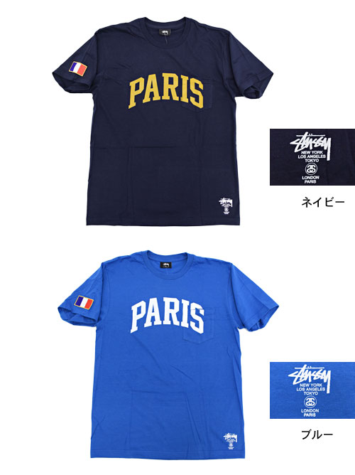 楽天市場】ステューシー STUSSY Tシャツ 半袖 メンズ Paris IST Pocket