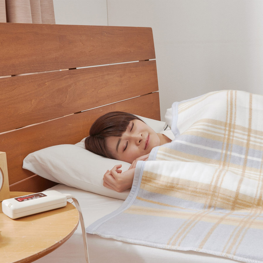 楽天市場】電気掛敷毛布 電気毛布 セミダブル 188×130cm 日本製 ダニ