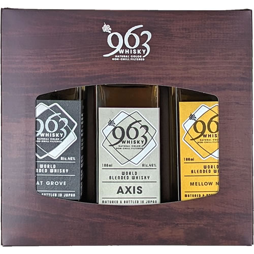 楽天市場】ブレンデッドウイスキー 963 ミニボトル3本セット 100ml×3
