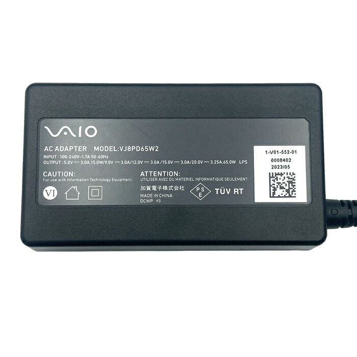 楽天市場】【中古】VAIO純正 Type-C標準ACアダプター VJ8PD65W2USB