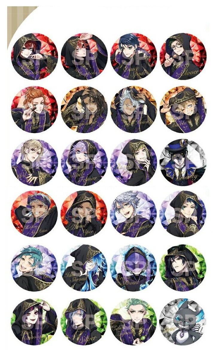 ツイステ 寮服 缶バッジ エース トレイ まとめ売り ツイステ エース