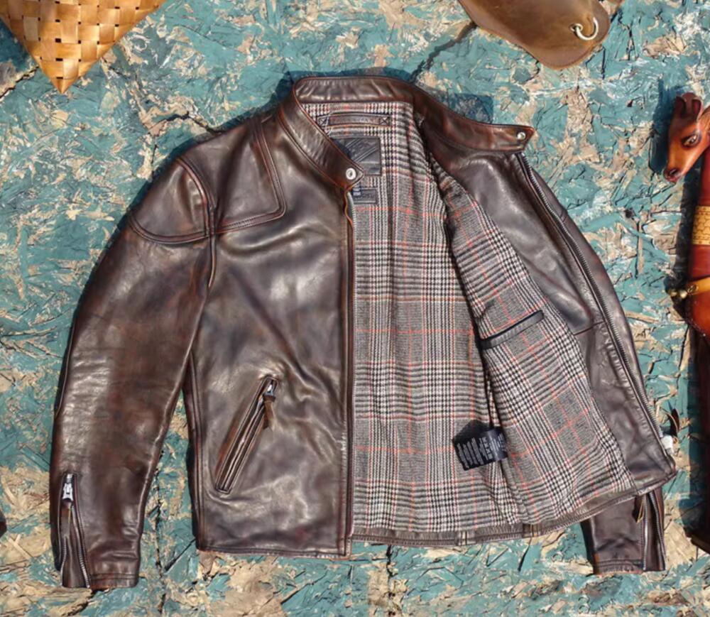 楽天市場】秋冬 新品 上品 茶芯馬革 ユーズド加工 レトロ 本革