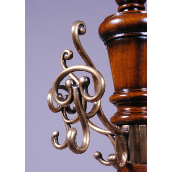 管303☆英国製☆アンティーク☆曲木☆コートハンガー☆ハットハンガー