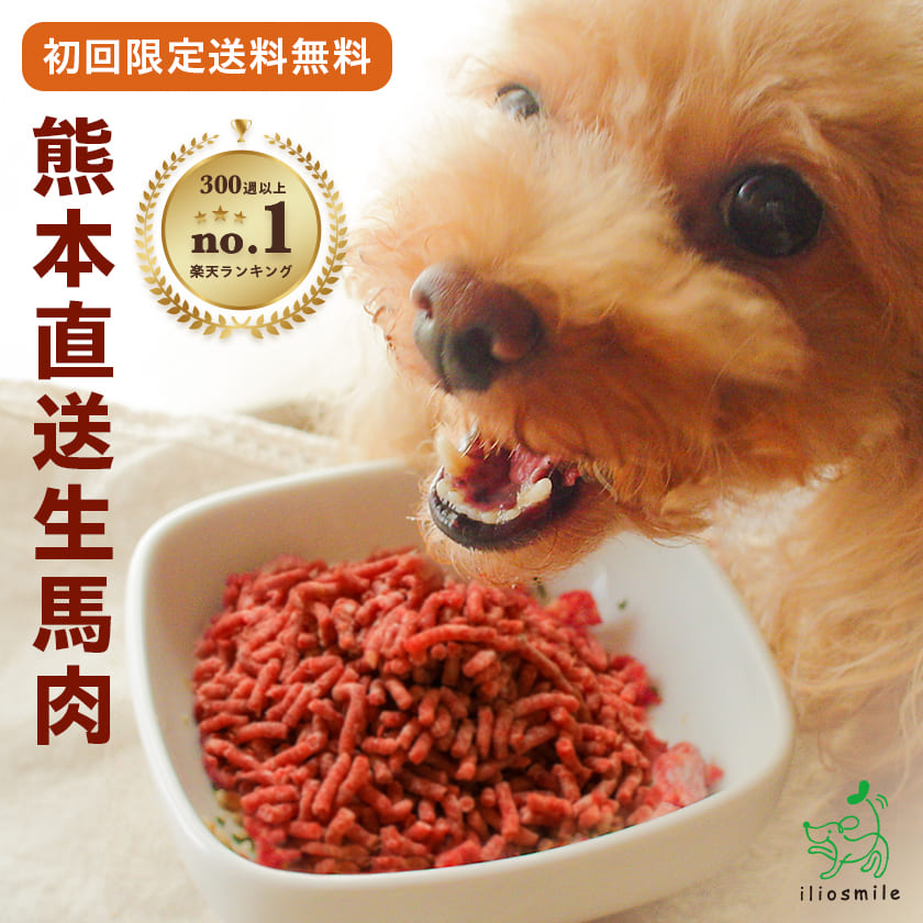 楽天市場】【初回限定】犬 馬肉 無添加 送料無料 熊本直送 犬用生馬肉