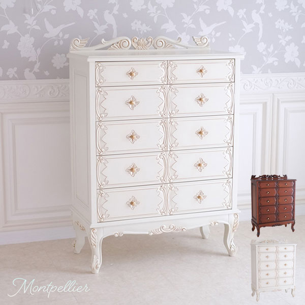 ロココ調姫系五段チェスト