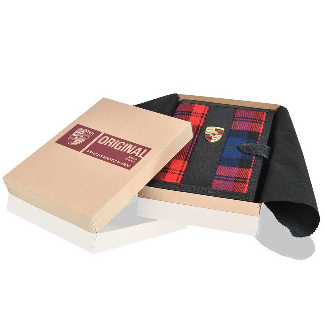 楽天市場】【 ポルシェ 純正 】 車検証 ケース 手帳 ホルダー タータン