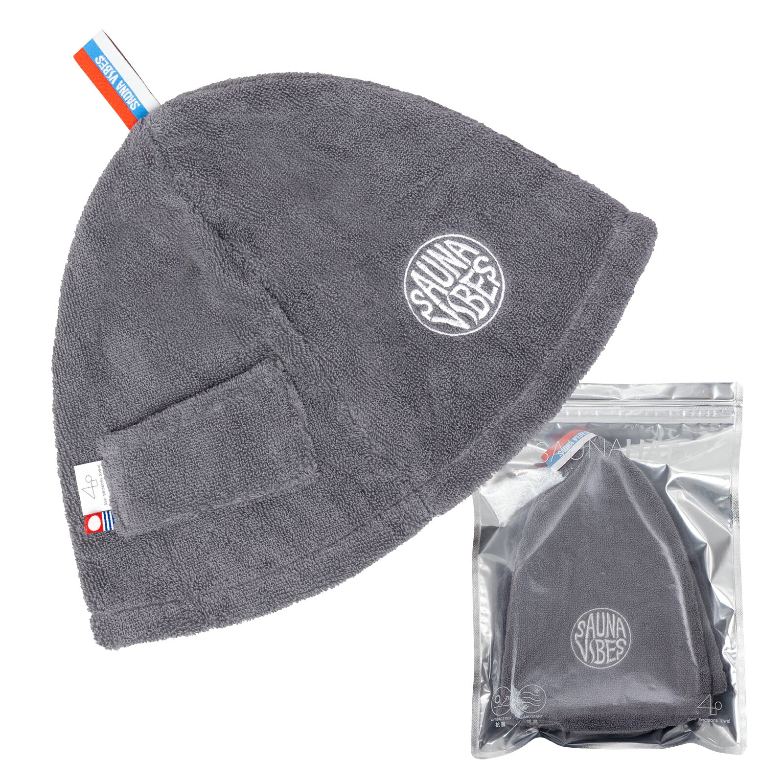 楽天市場】選べる2枚セット サウナバイブス サウナハット のぼせ防止