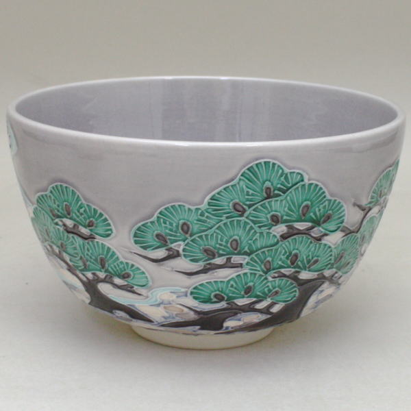 楽天市場】【茶器/茶道具 抹茶茶碗】 淡紫交趾焼き 松 山本一如作