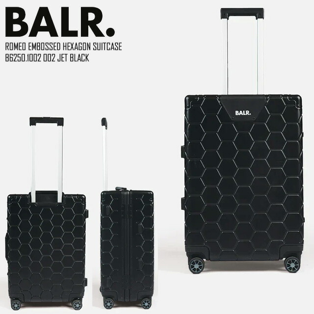 Mサイズ BALR. スーツケース キャリーケース ブラック ボーラー