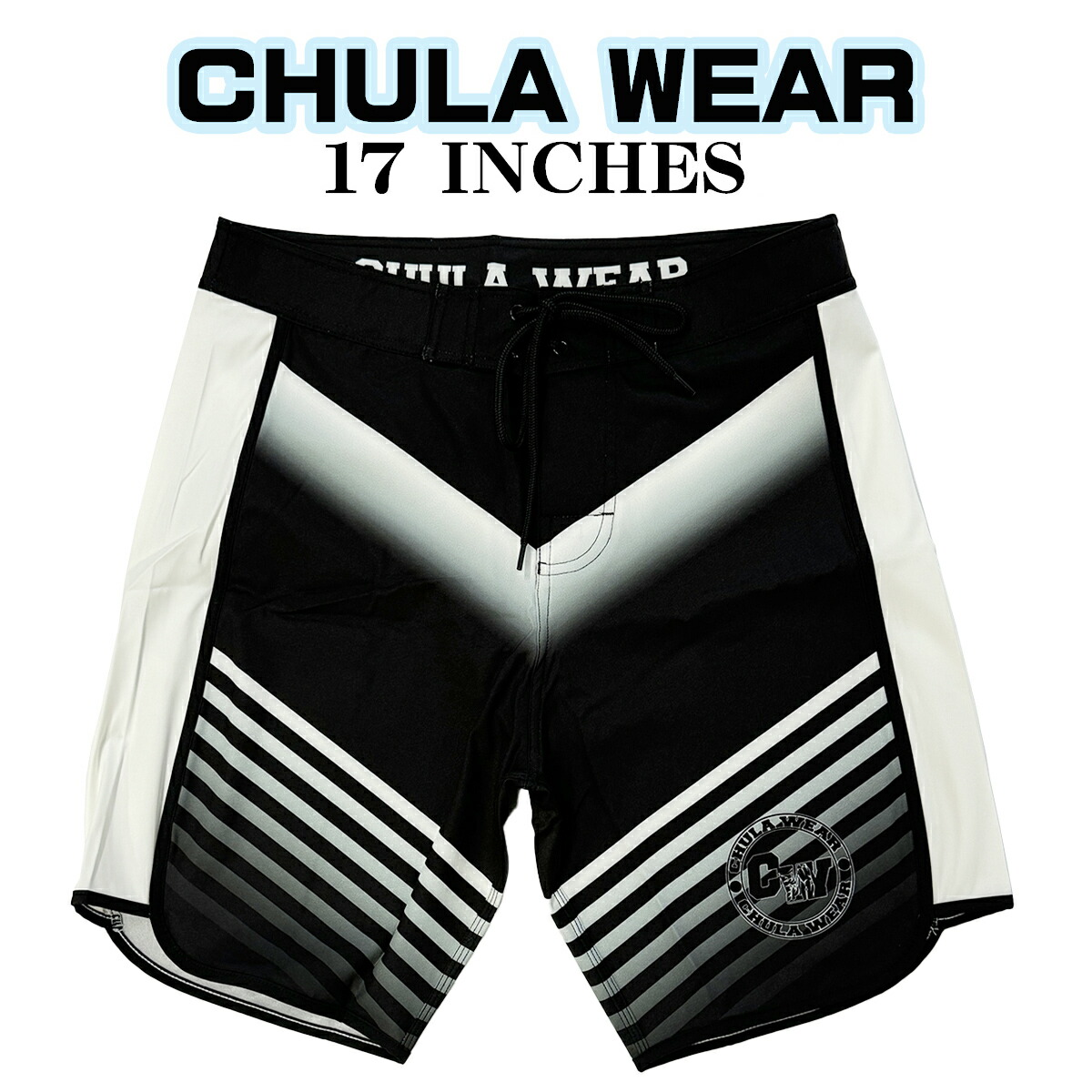CHULA WEAR フィジークサーフパンツ サイズ26 オレンジ・ターコイズ