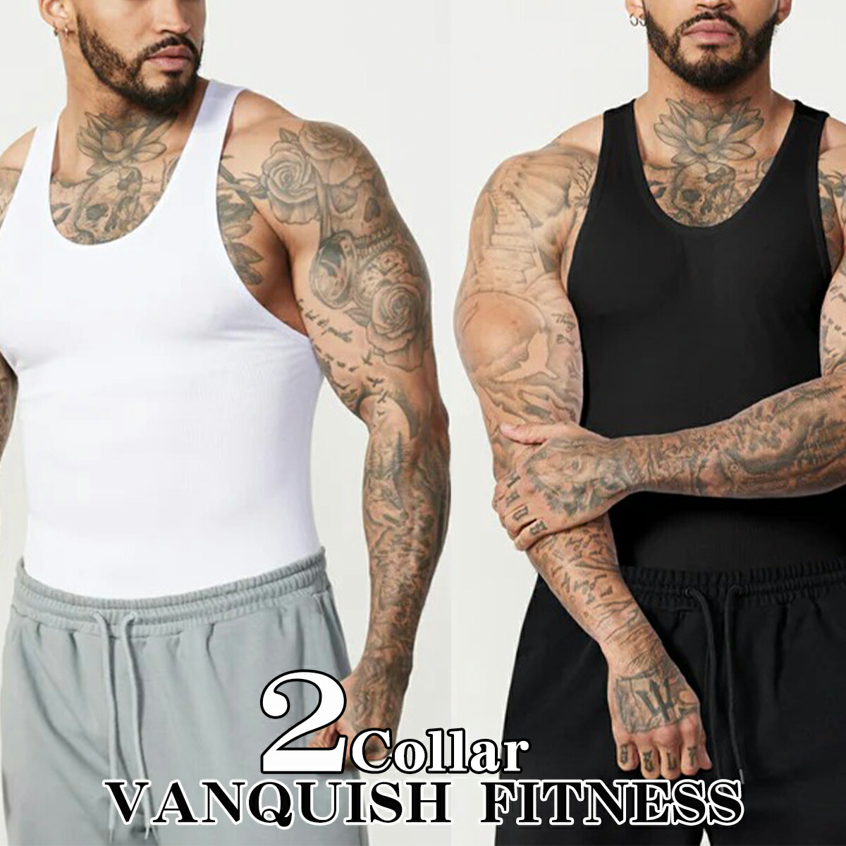 楽天市場】ヴァンキッシュ タンクトップ VANQUISH RIBBED FITTED TANK