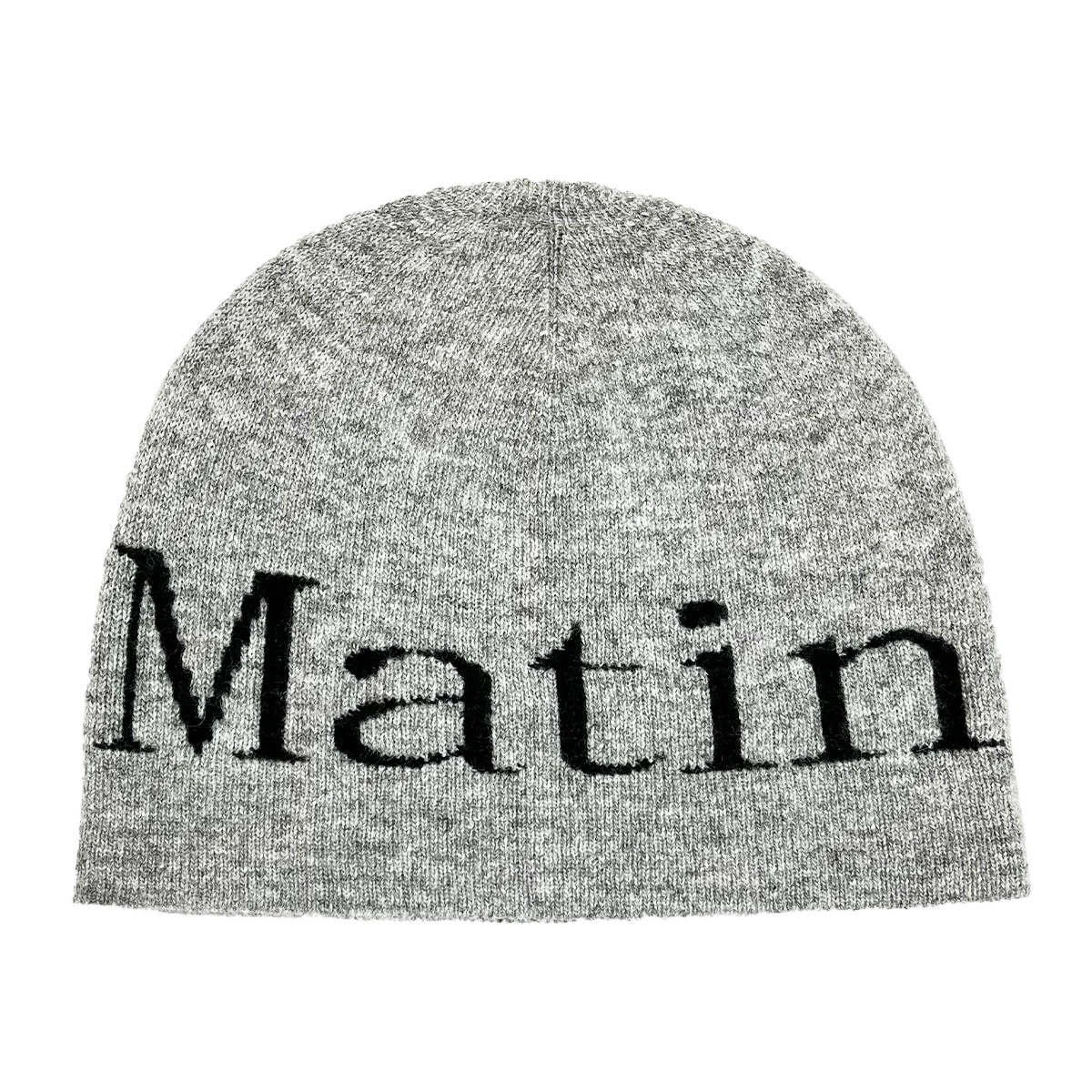 楽天市場】Matin Kim ニット帽 マーティンキム LOGO JACQUARD ショート