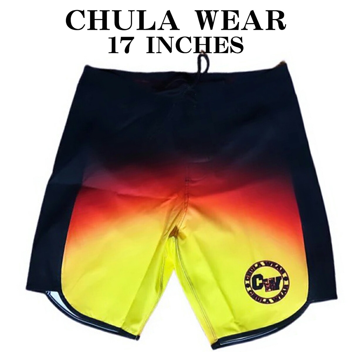 美品 CHULA WEAR フィジークサーフパンツ サイズ28 赤 チュラ