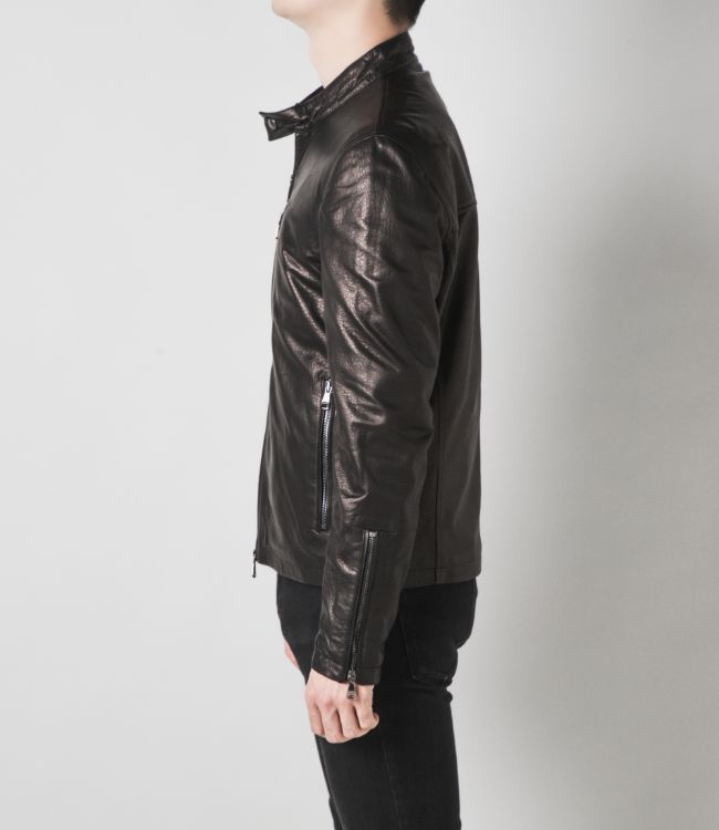 EMMETI エンメティCLINT 44 シングルライダースBLACK