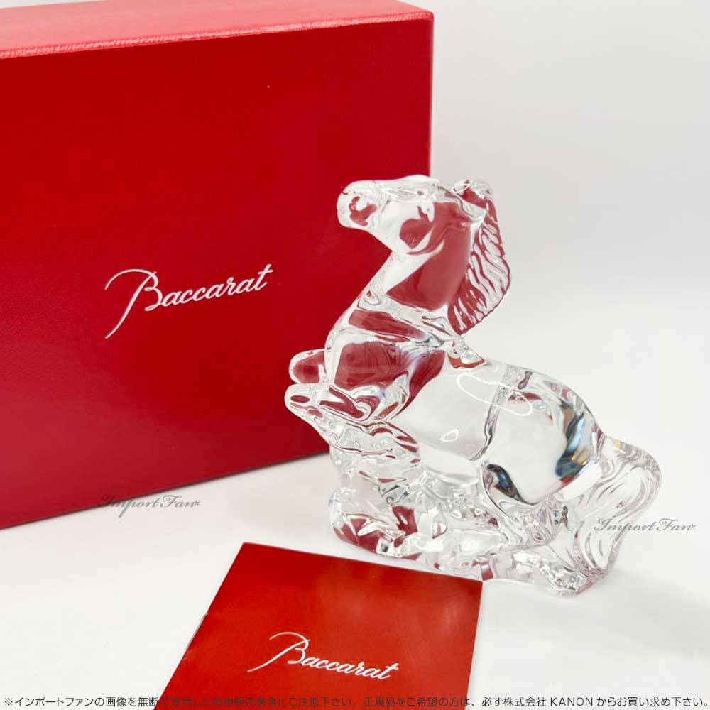 Baccarat クリスタルガラス 馬の彫刻 専用ボックス付き Baccarat