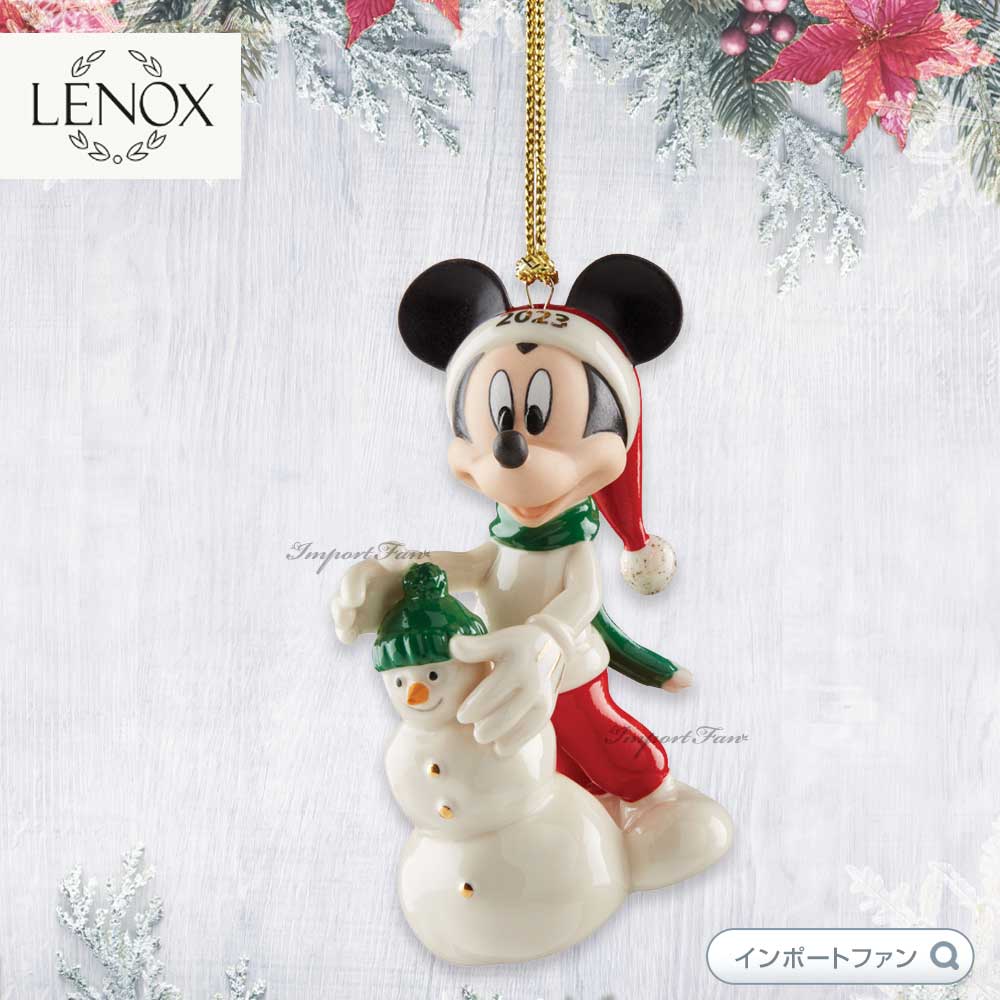 楽天市場】LENOX レノックス クリスマス ディズニーミッキーと雪だるま