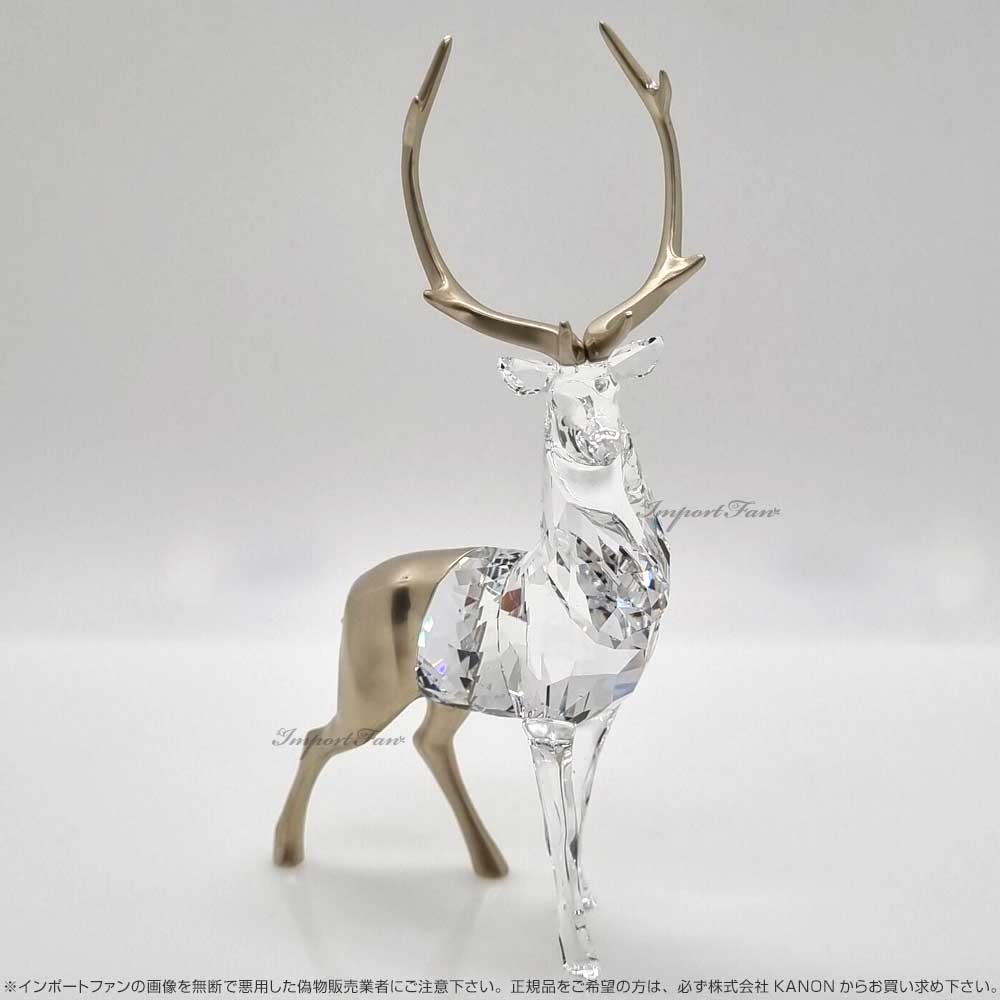 楽天市場】スワロフスキー ホリデー マジック 雄ジカ 鹿 クリスマス