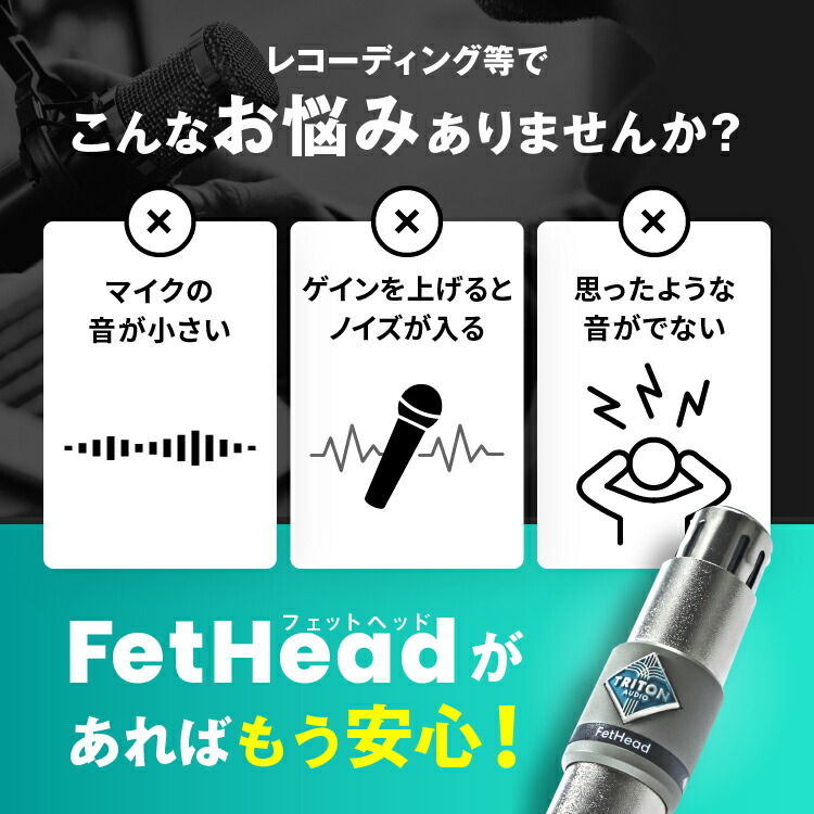 楽天市場】Triton Audio FetHead トリトンオーディオ フェットヘッド