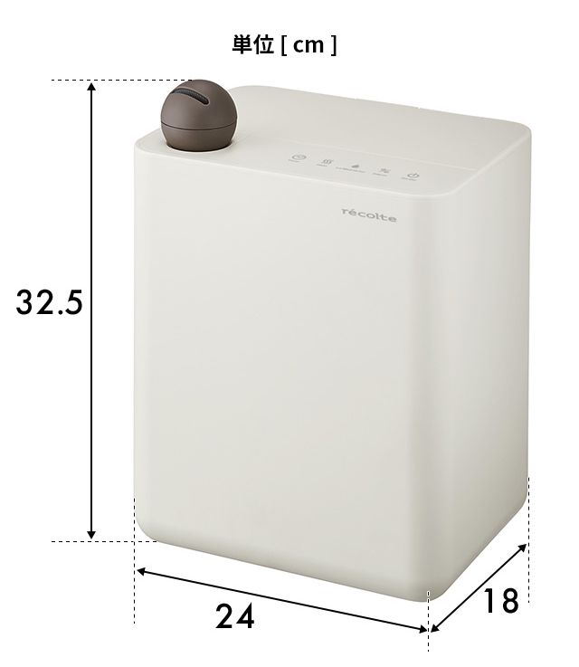 レコルト UVハイブリッド式加湿器 RHF-1 ホワイト Amazon | レコルト