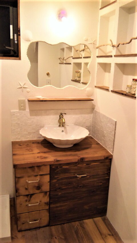 楽天市場】洗面ボウル 貝 貝殻 シェル 排水栓 セット 深型 おしゃれ