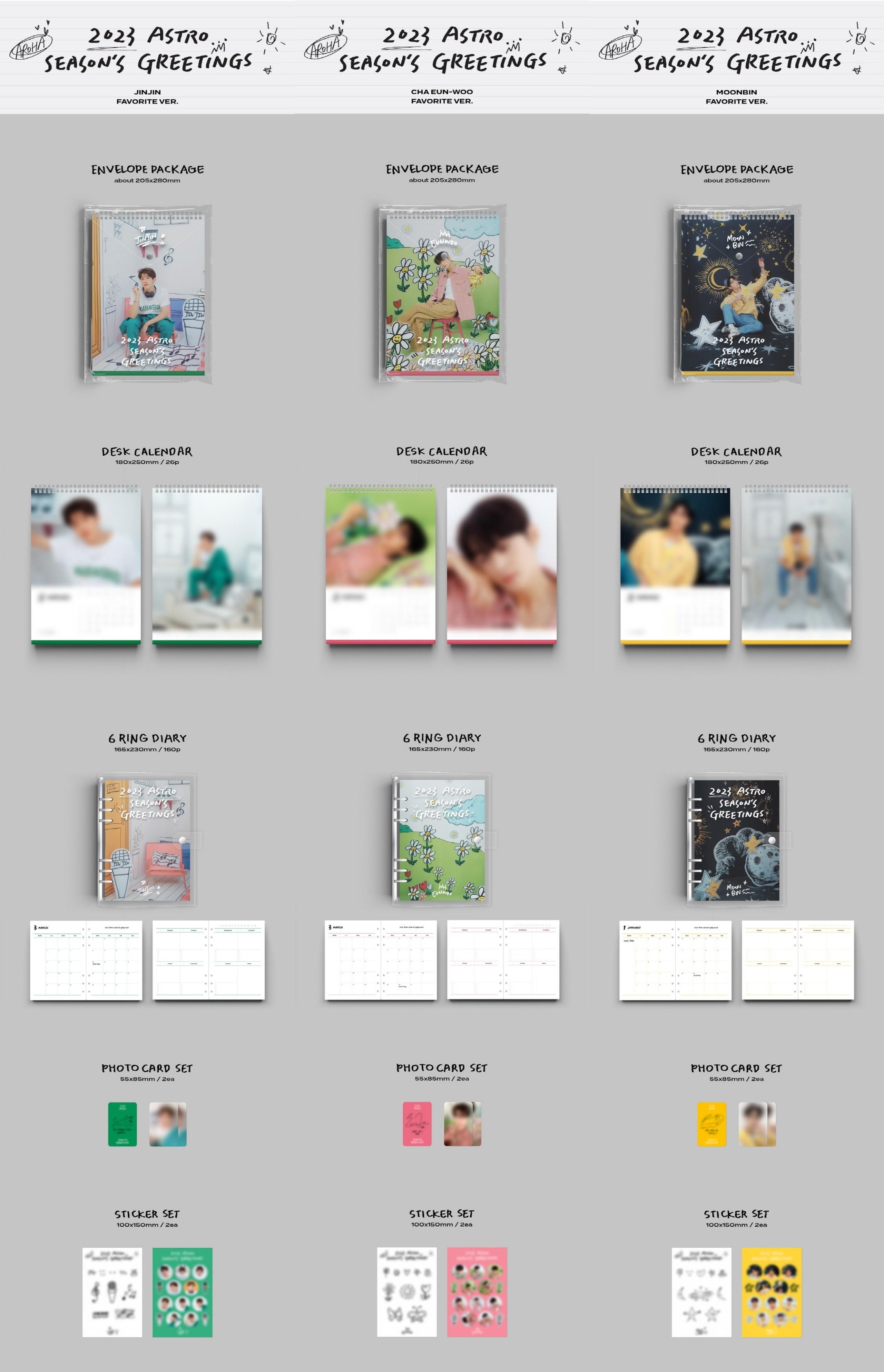 楽天市場】☆5種選択☆ ASTRO 2023 SEASON'S GREETINGS (FAVORITE VER