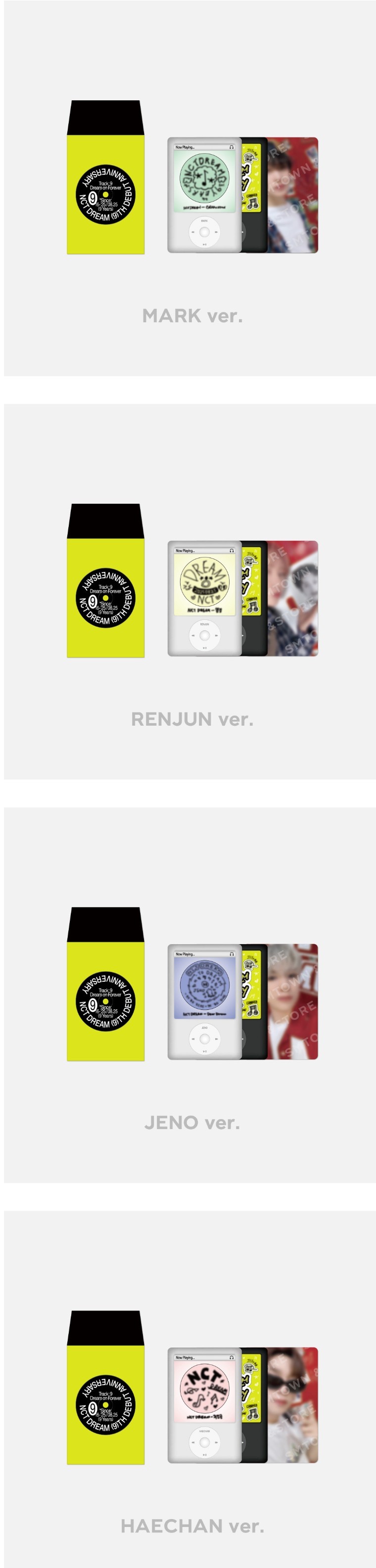 楽天市場】NCT DREAM - 【9TH ANNIVERSARY】 LUCKY CARD SET エヌシー