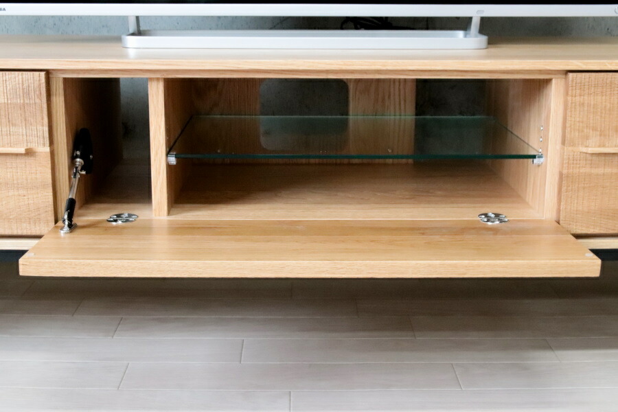 楽天市場】テレビボード 210 テレビ台 無垢材 オーク tv台 天然木 木製