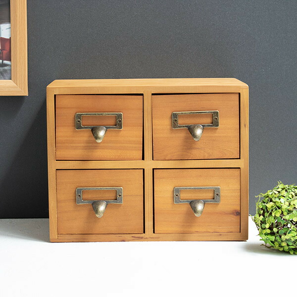 楽天市場】小物収納ケース 2段 引き出し ドロワーボックス 幅23×奥行15