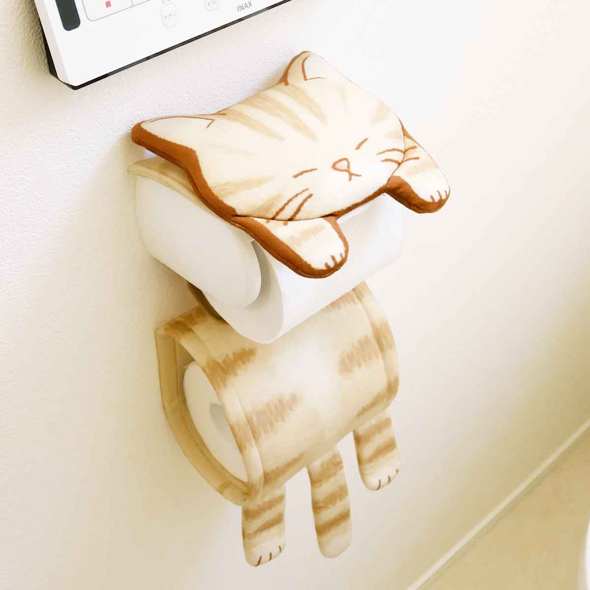 ririページ 猫の油彩画2点セット ririページ 猫の油彩画2