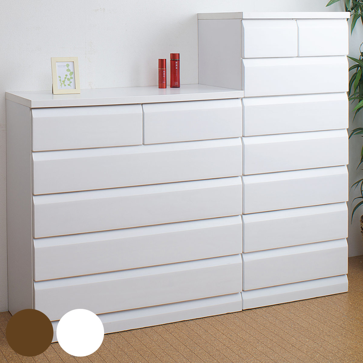 楽天市場】チェスト 4段 5段 6段 7段 桐製 洋タンス 幅60cm 幅80cm