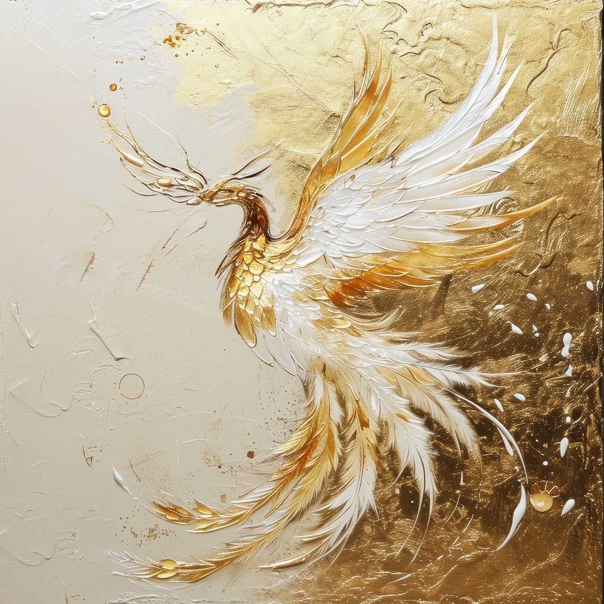 楽天市場】鳳凰 ほうおう フェニックス 開運 正方形ポスター 豪華 絵画