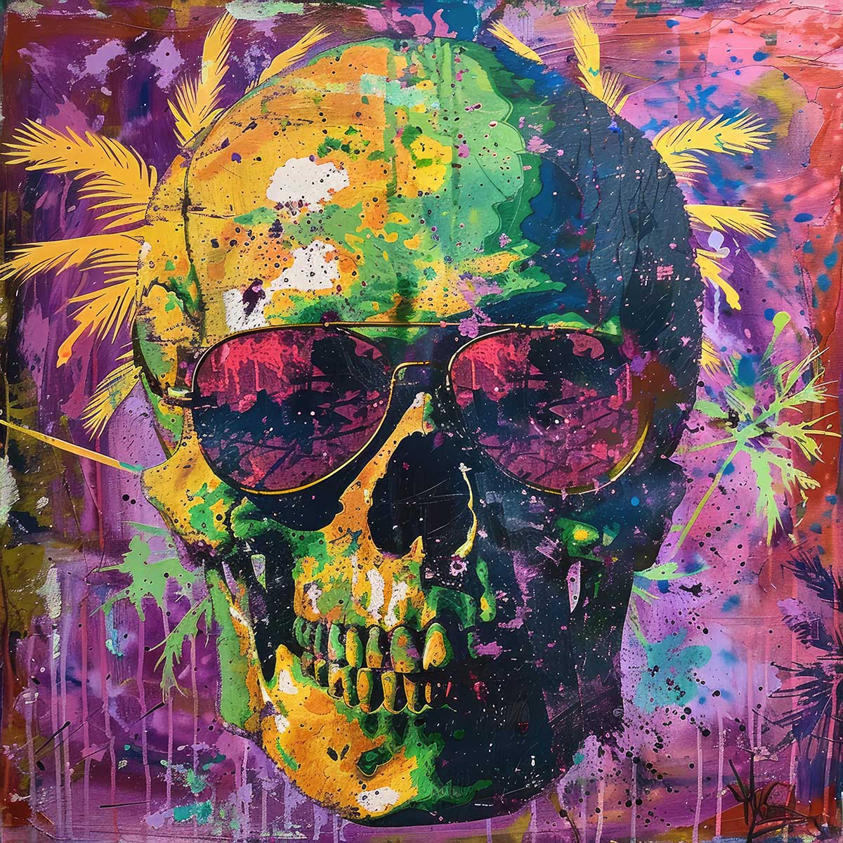 掛け軸 髑髏 ドクロ 箱入り 骨董品 古美術 美術品 レトロ 掛け軸 髑髏