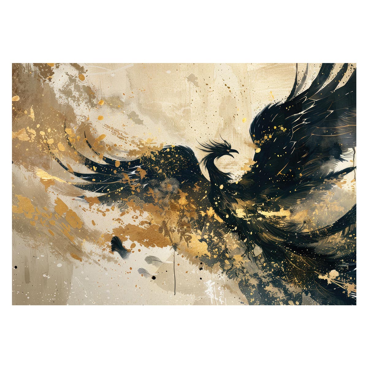 B2サイズ（約51x73cm）】【lh-poster-3969】鳳凰 ほうおう 神鳥 縁起物